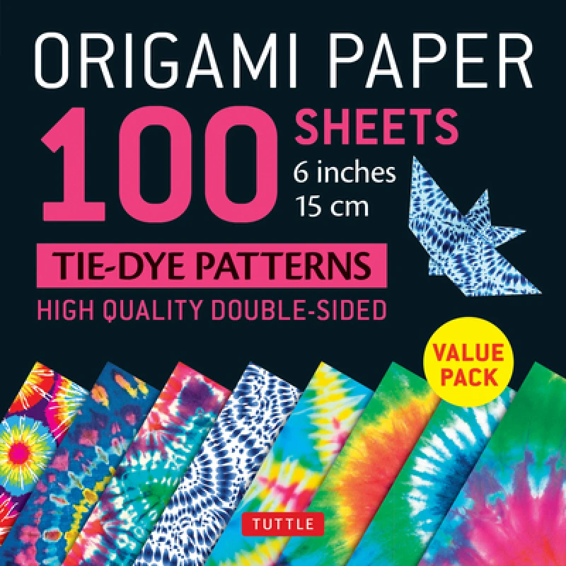 Origami Paper 100 sheets Tie-Dye Patterns 6 inch (15 cm)