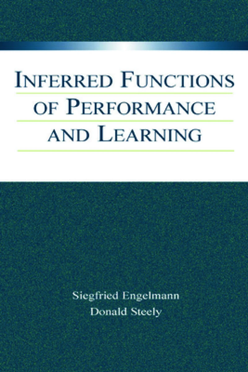 Inferred Functions of Performance and Learning