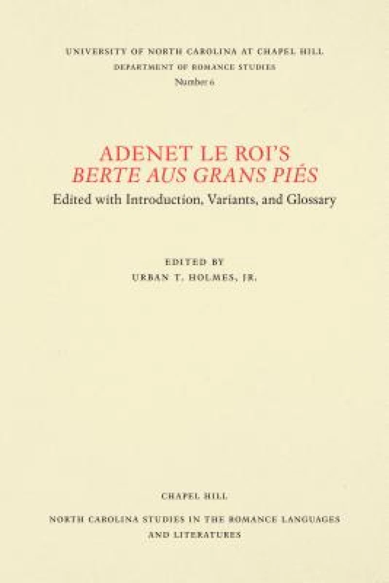 Adenet Le Roi's Berte Aus Grans Pies