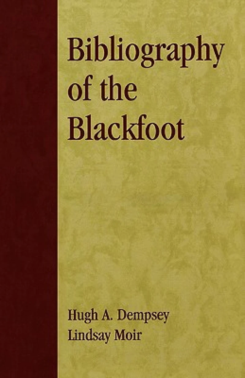 Bibliography of the Blackfoot