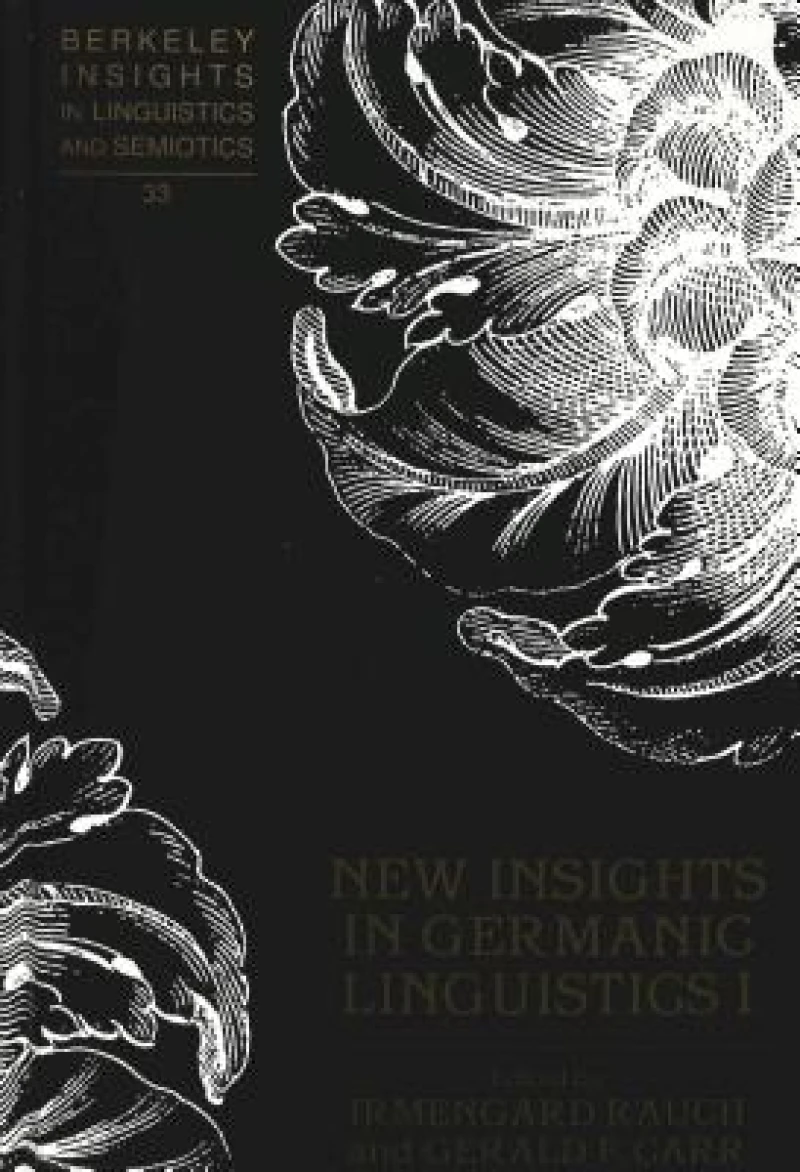 New Insights in Germanic Linguistics I