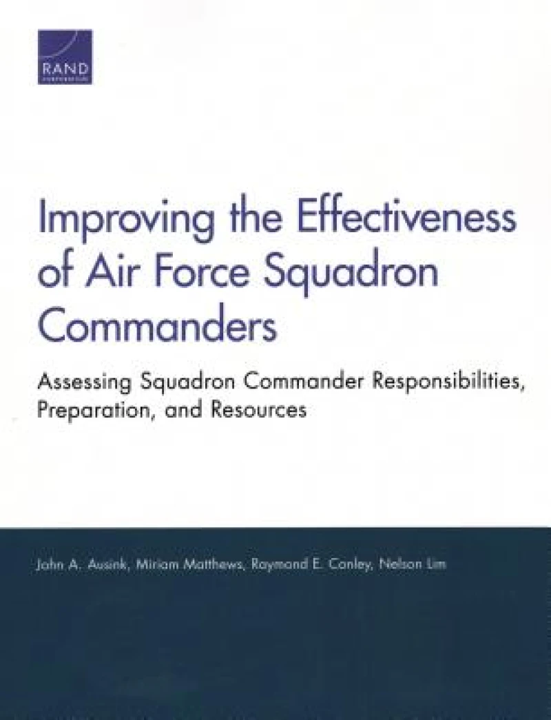 Improving the Effectiveness of Air Force Squadron Commanders