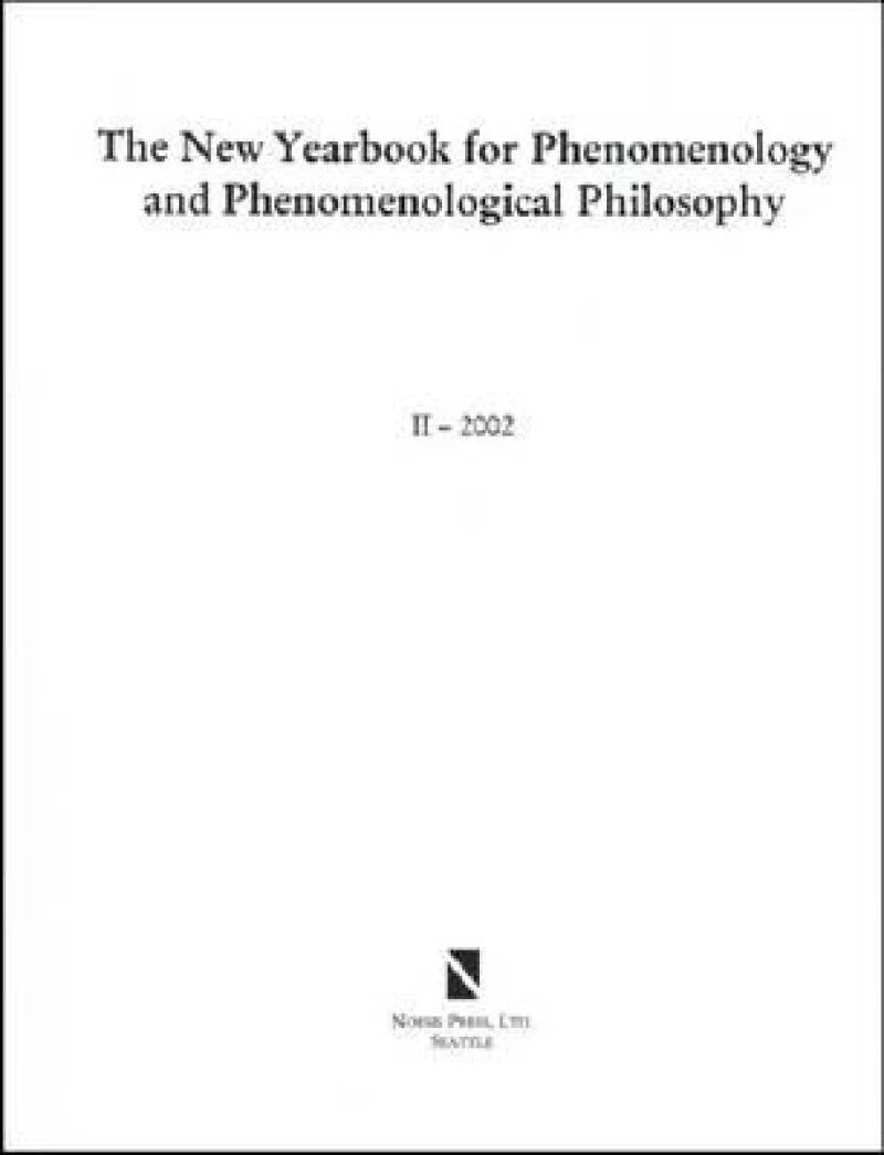The New Yearbook for Phenomenology and Phenomenological Philosophy
