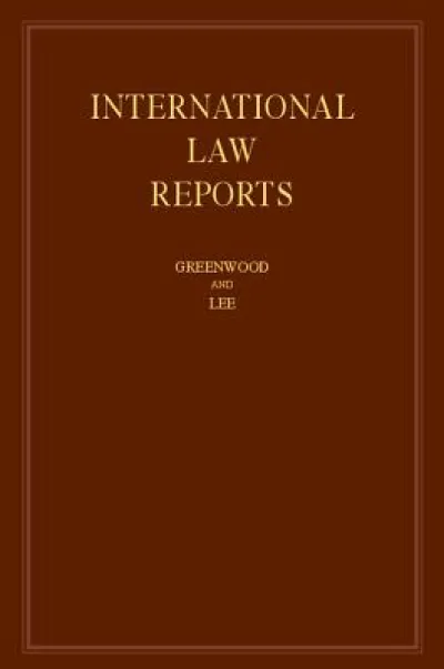 International Law Reports: Volume 170