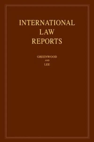 International Law Reports: Volume 178