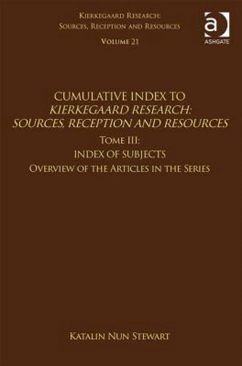 Volume 21, Tome III: Cumulative Index