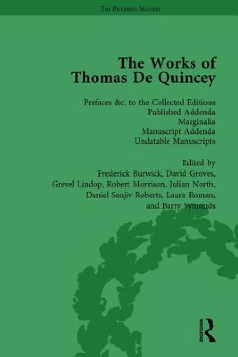 The Works of Thomas De Quincey, Part III vol 20