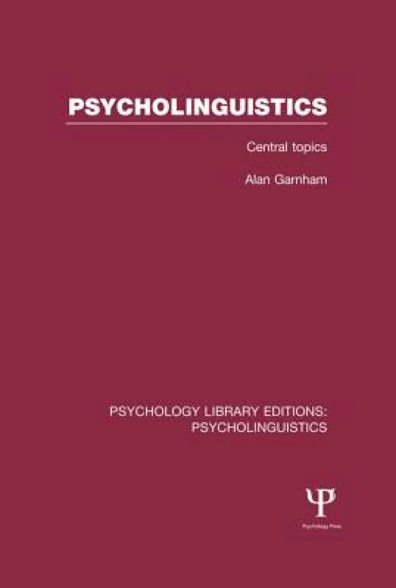 Psycholinguistics (PLE: Psycholinguistics)