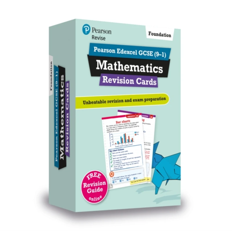 Pearson REVISE Edexcel GCSE Maths (Foundation) Revision Cards incl. online revision, quizzes and videos - for 2026, 2027 exams