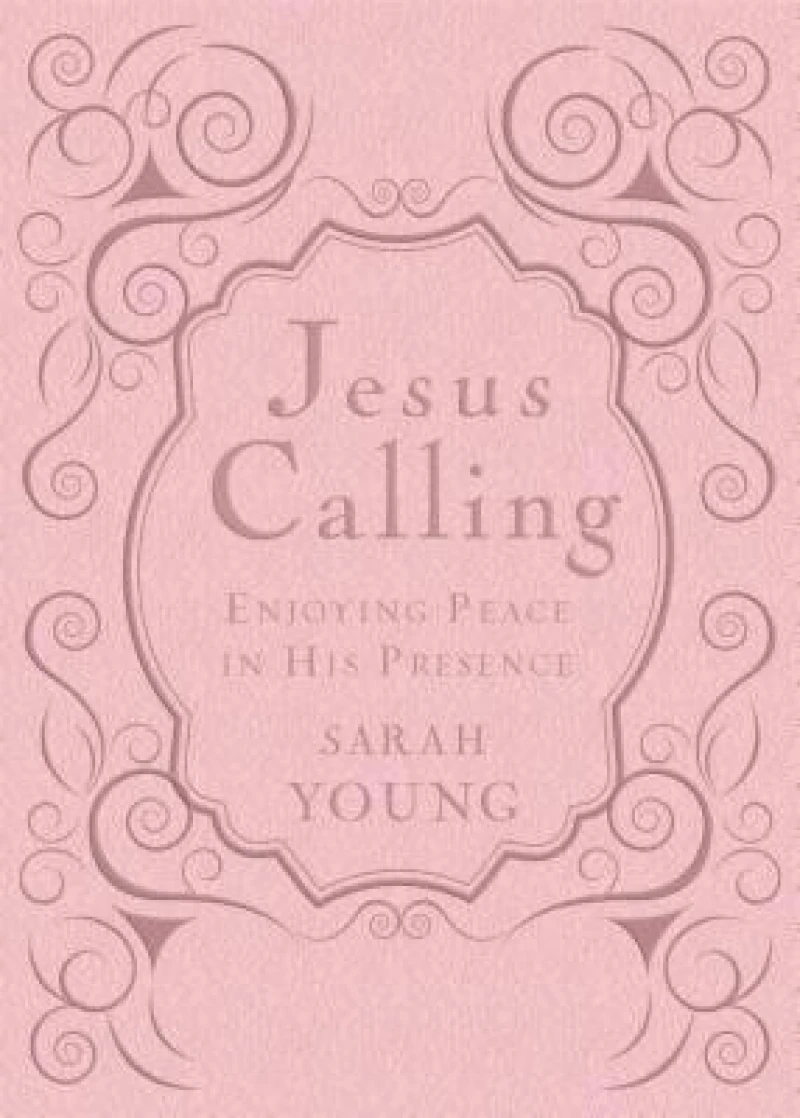 Jesus Calling, Pink Leathersoft, with Scripture References