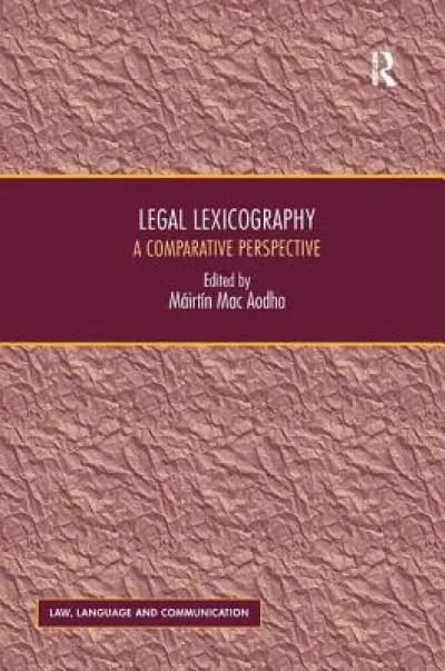 Legal Lexicography