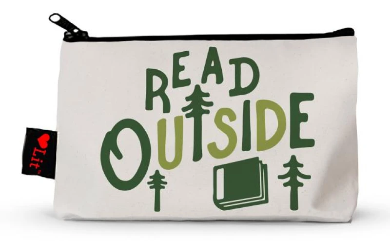 Read Outside Pencil Pouch