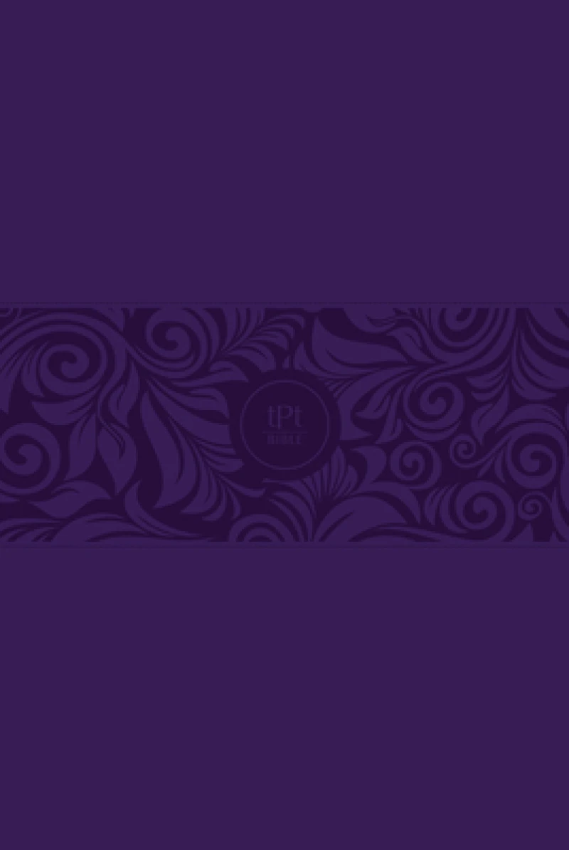 The Passion Translation New Testament with Psalms Proverbs and Song of Songs (2020 Edn) Large Print Violet Faux Leather