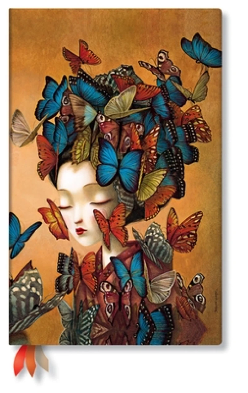 Madame Butterfly (Esprit de Lacombe) Maxi Dot-Grid Journal