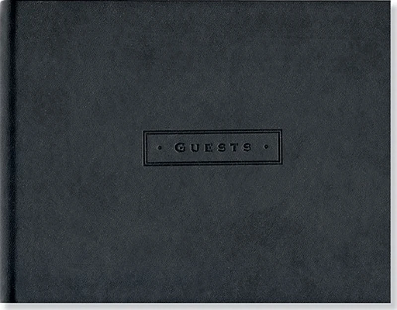 Artisan Guest Book/Classic Black
