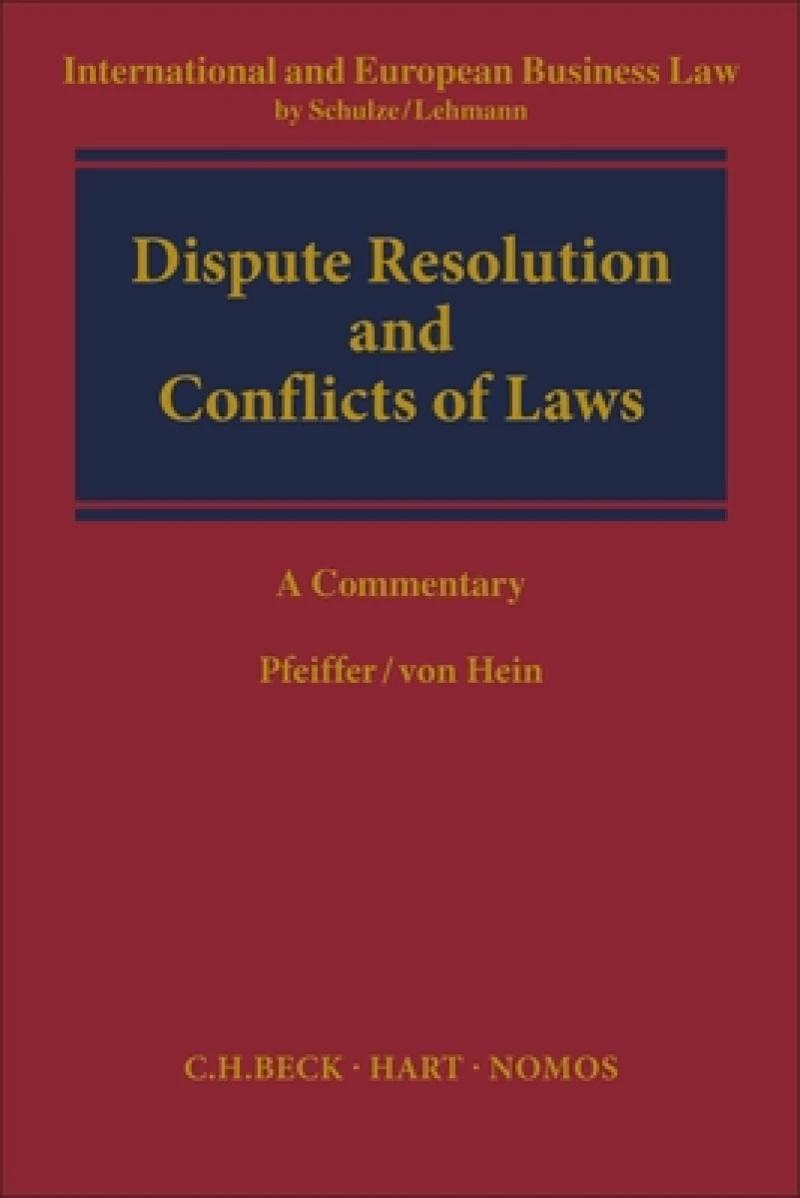 Dispute Resolution and Conflict of Laws