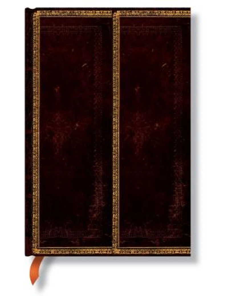 Black Moroccan (Old Leather Collection) Mini Lined Journal
