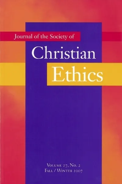 Journal of the Society of Christian Ethics