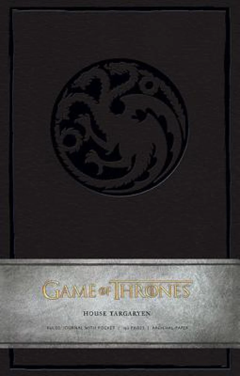 Game of Thrones: House Targaryen Hardcover Ruled Journal