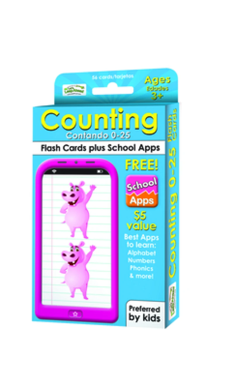 Counting 0-25 Flash Cards