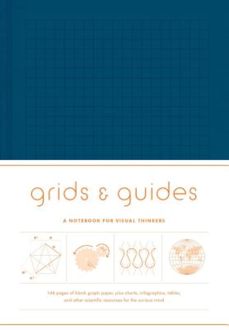 Grids & Guides (Navy) Notebook