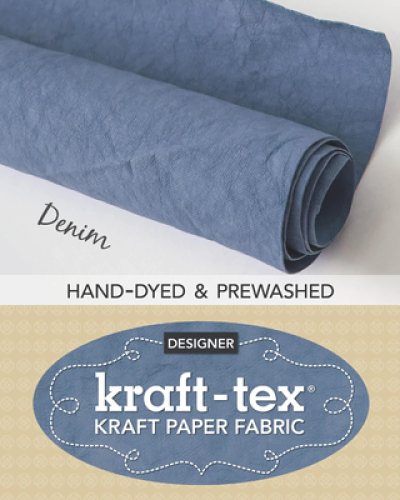 kraft-tex® Roll Denim Hand-Dyed & Prewashed