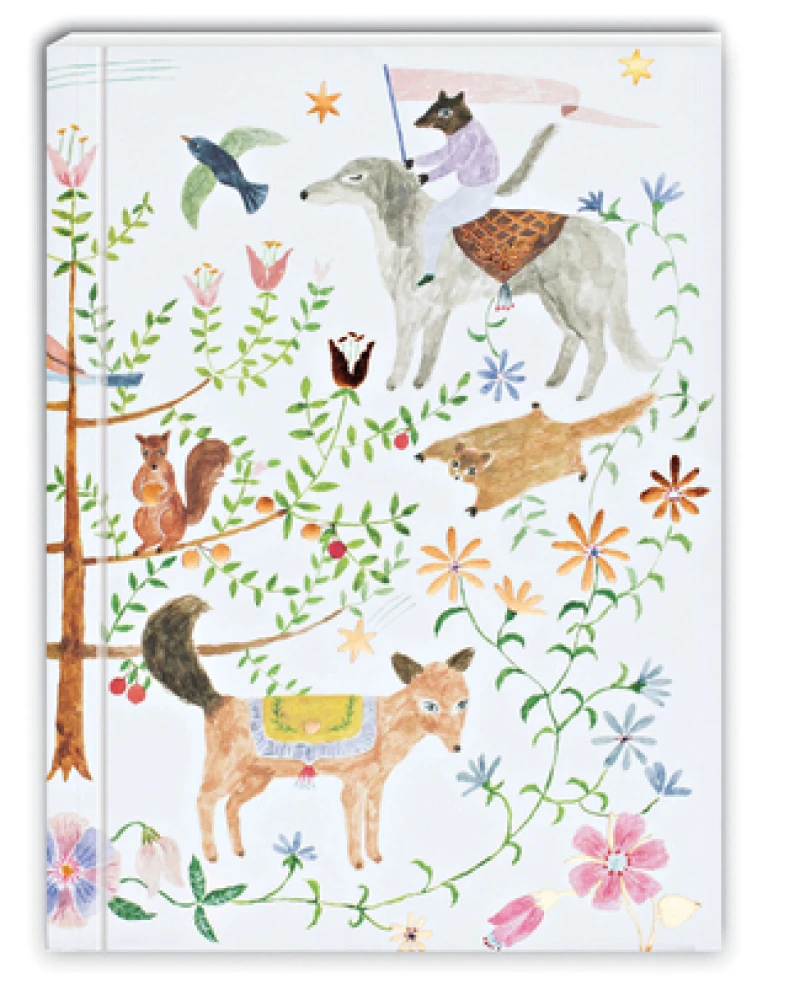 Let's Go to Wonderland Luxe Foil Notecard Box