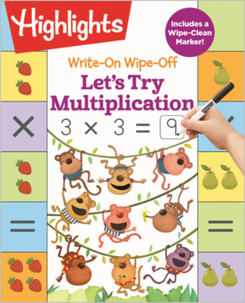 Write-On Wipe-Off Let's Try Multiplication