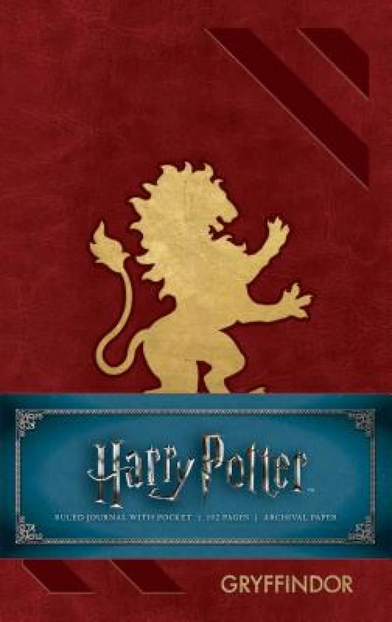 Harry Potter: Gryffindor Ruled Pocket Journal