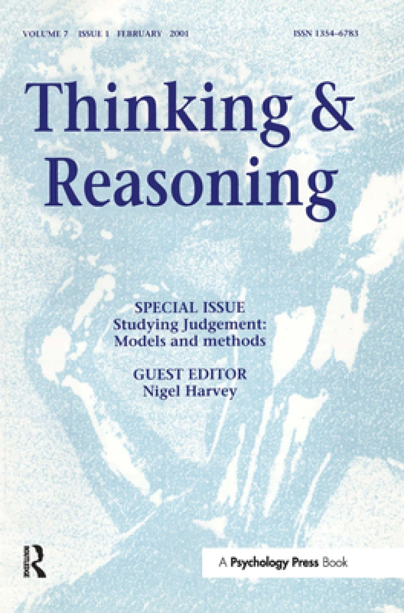 Studying Judgment: Models and Methods