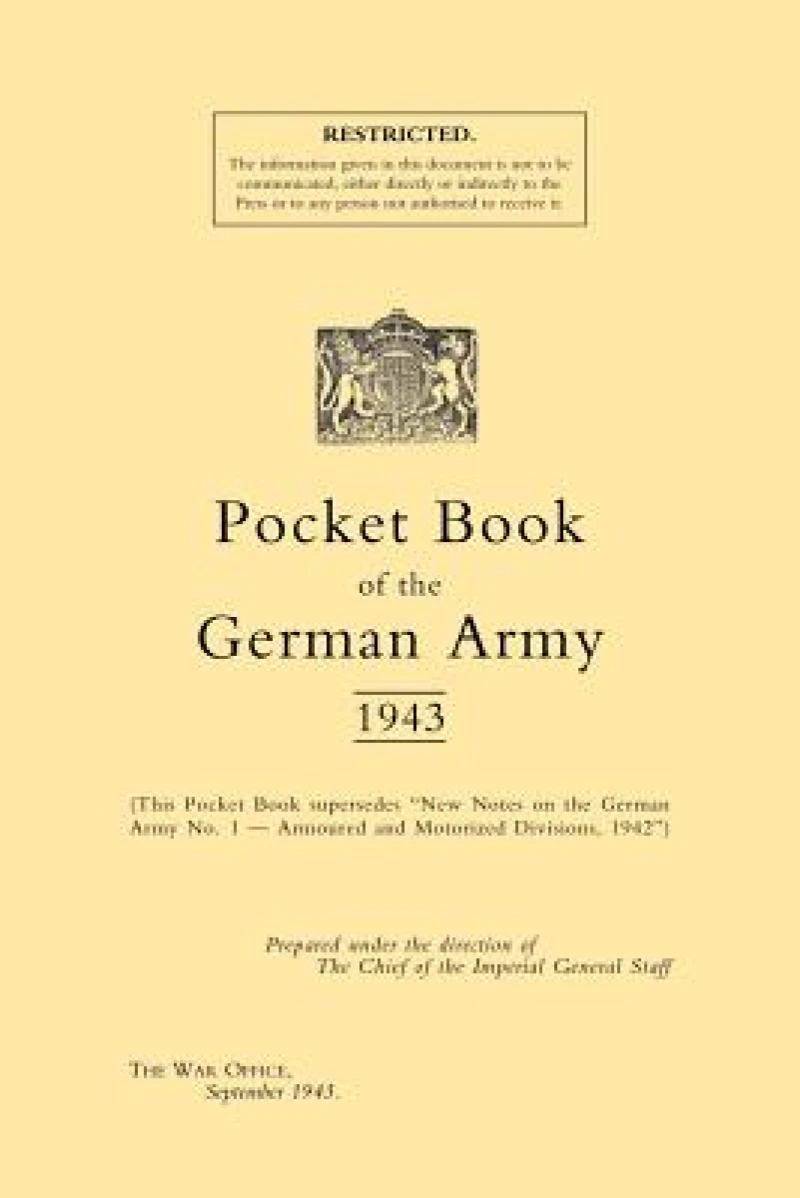 Pocket Book of the German Army 1943