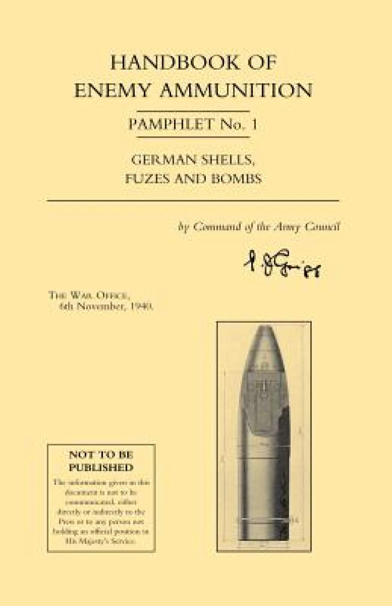 Handbook of Enemy Ammunition Pamphlet