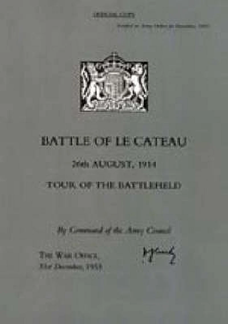 Battle of Le Cateau 26th August 1914,Tour of the Battlefield