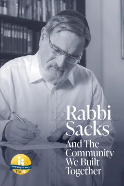 Rabbi Sacks and the Community We Built Together