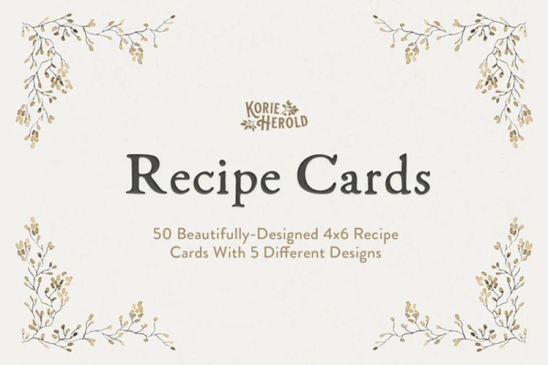 Recipe Cards