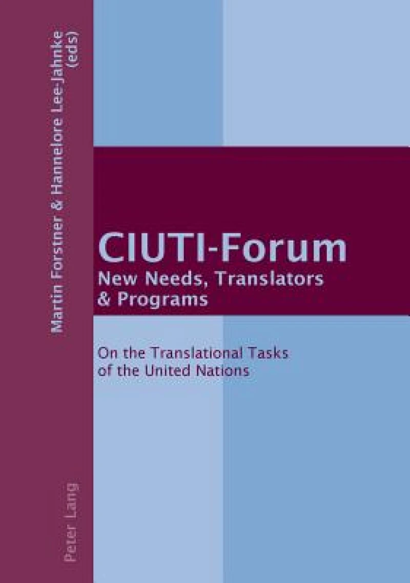 CIUTI-Forum- New Needs, Translators & Programs