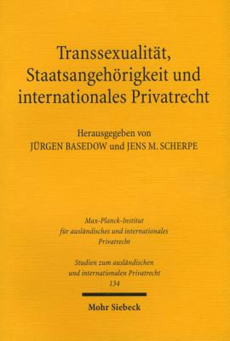 Transsexualitat, Staatsangehorigkeit und internationales Privatrecht