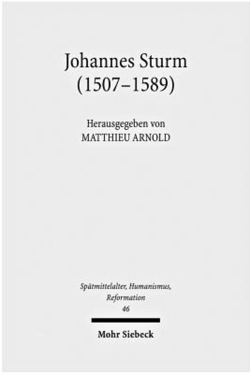 Johannes Sturm (1507-1589)