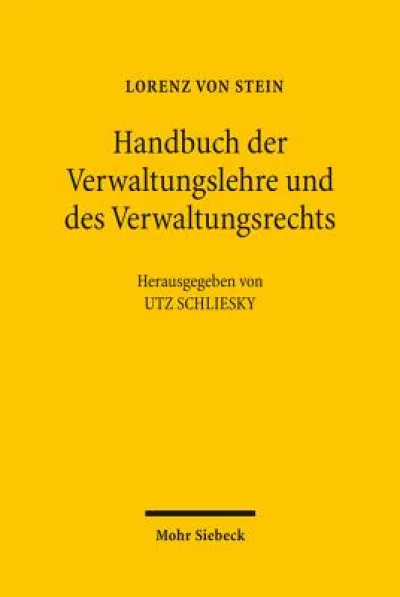 Handbuch der Verwaltungslehre und des Verwaltungsrechts