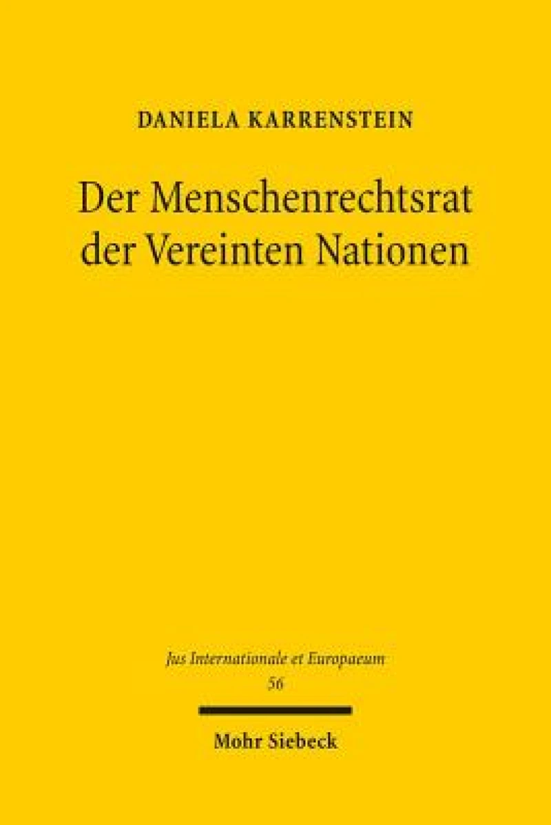 Der Menschenrechtsrat der Vereinten Nationen