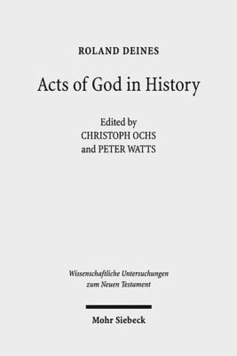 Acts of God in History