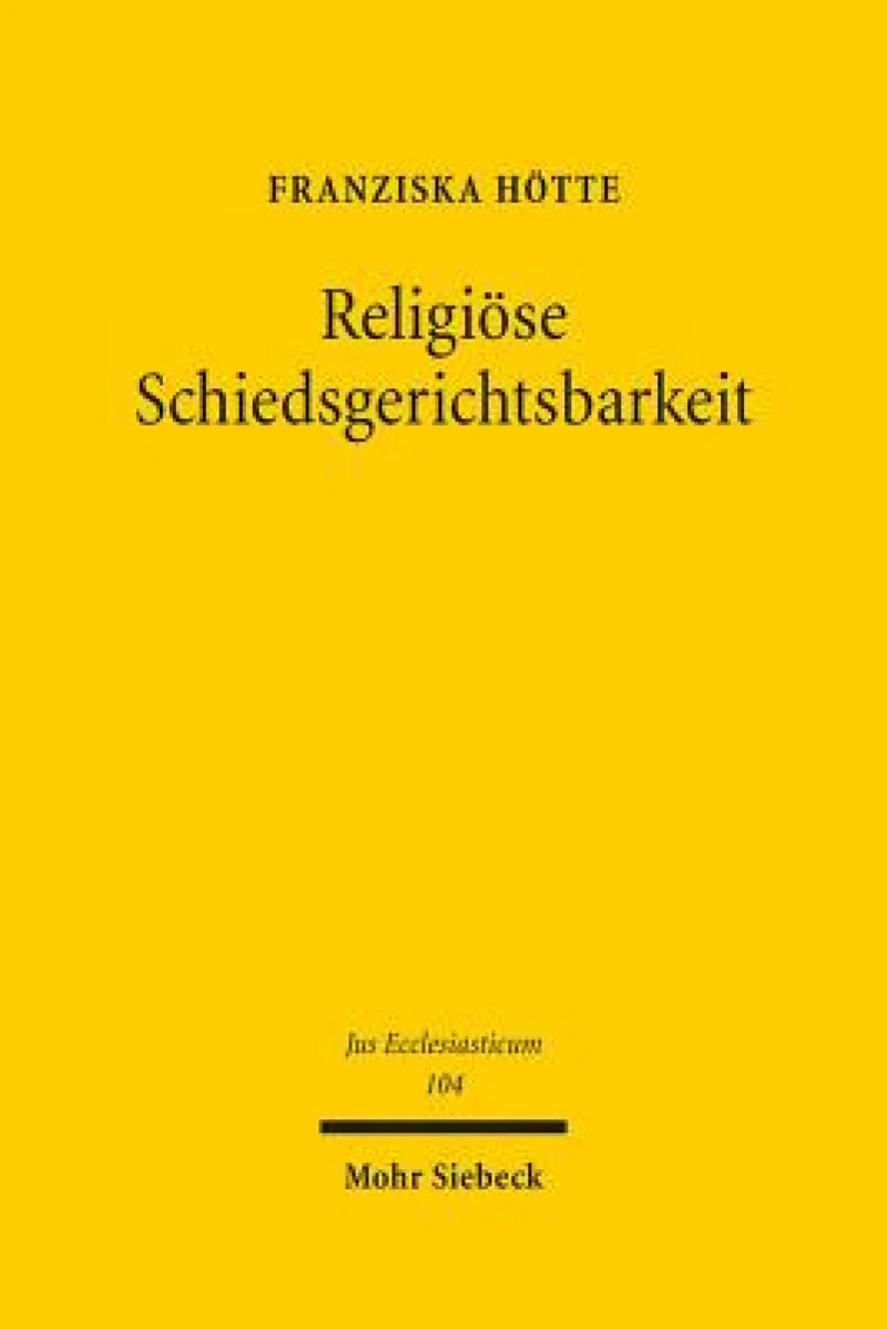 Religiose Schiedsgerichtsbarkeit