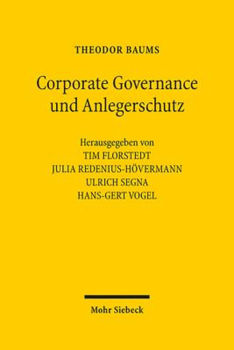Corporate Governance und Anlegerschutz