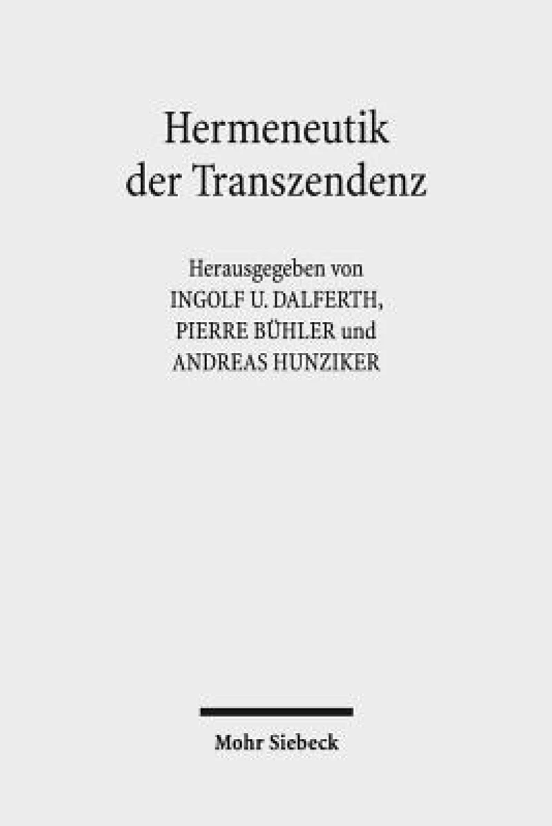 Hermeneutik der Transzendenz