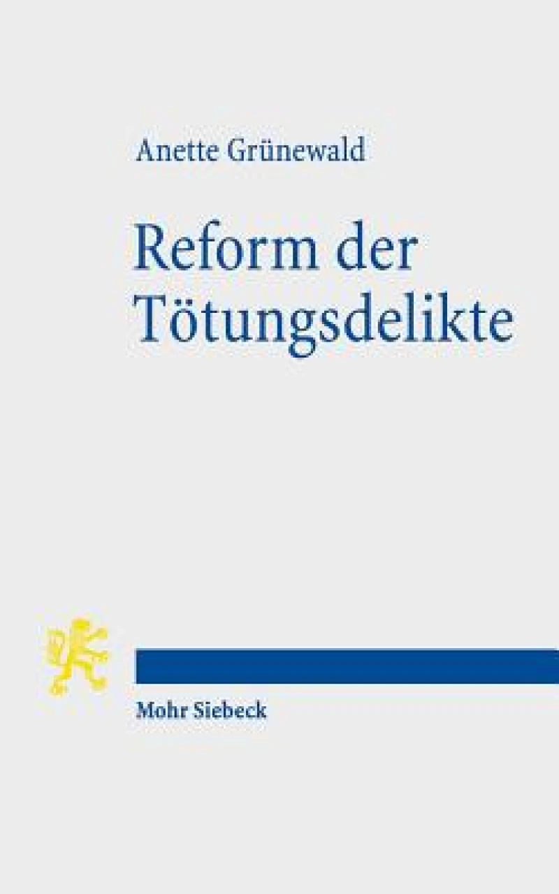 Reform der Totungsdelikte
