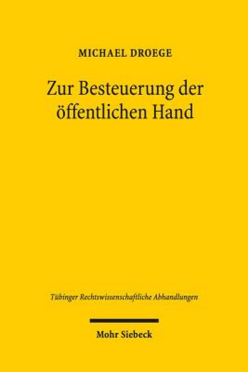 Zur Besteuerung der offentlichen Hand