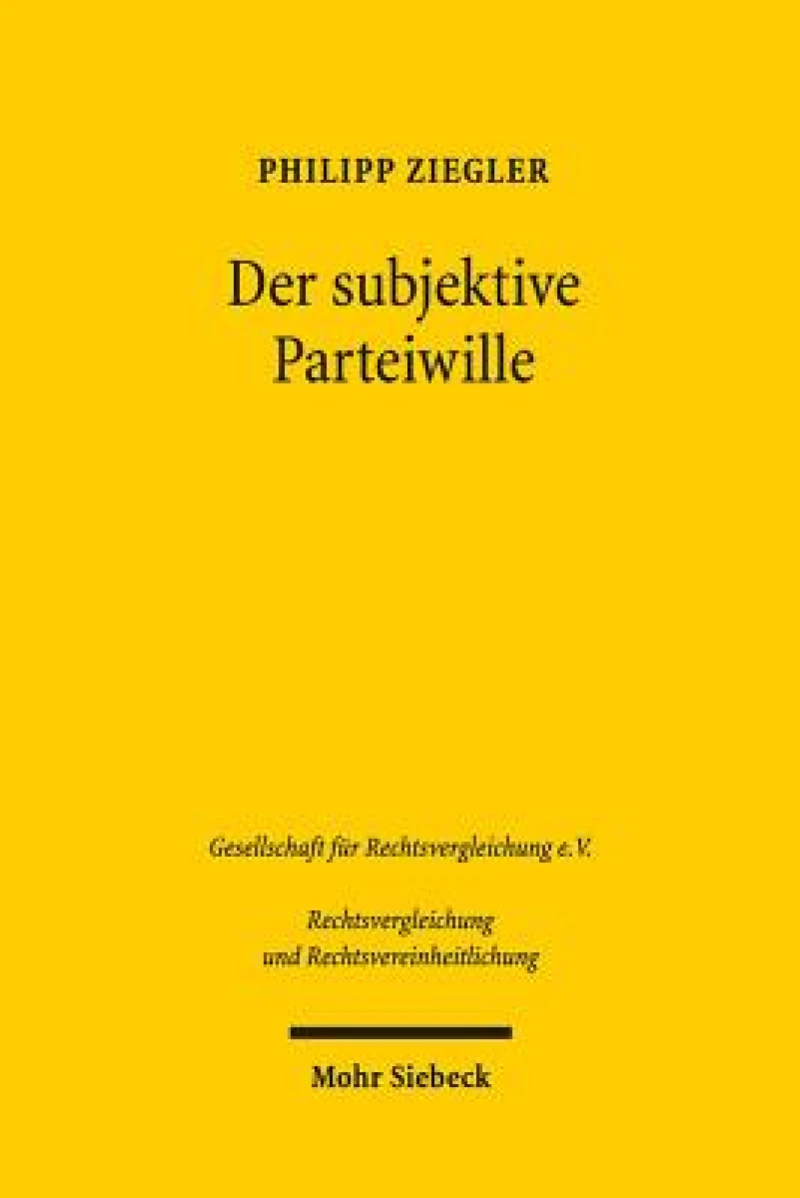 Der subjektive Parteiwille