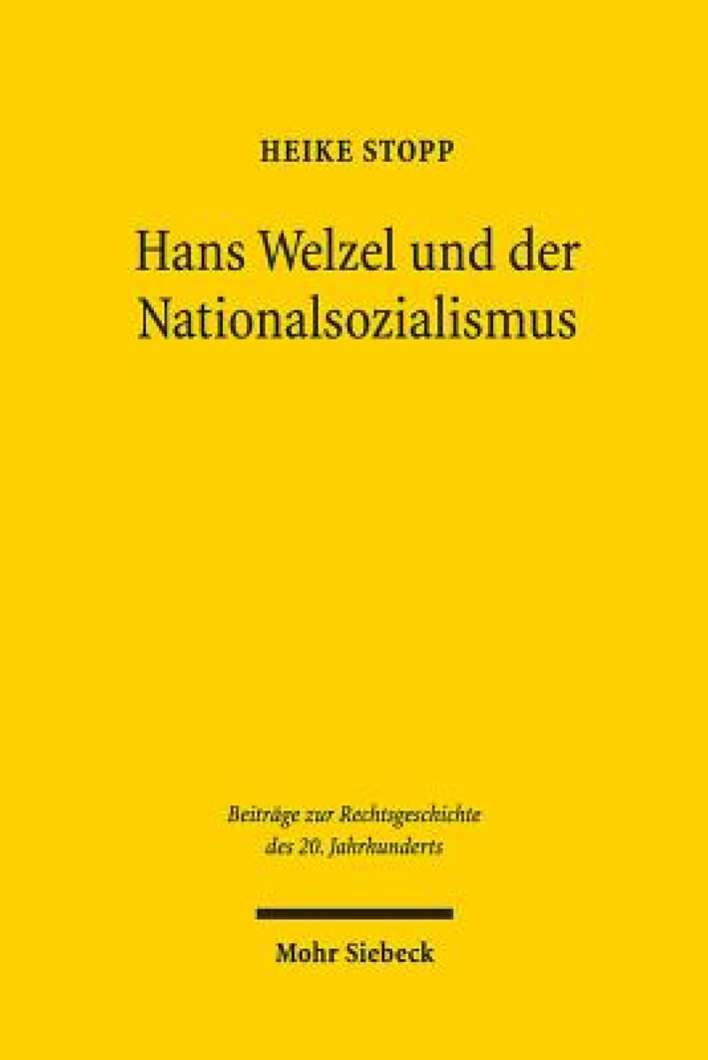 Hans Welzel und der Nationalsozialismus