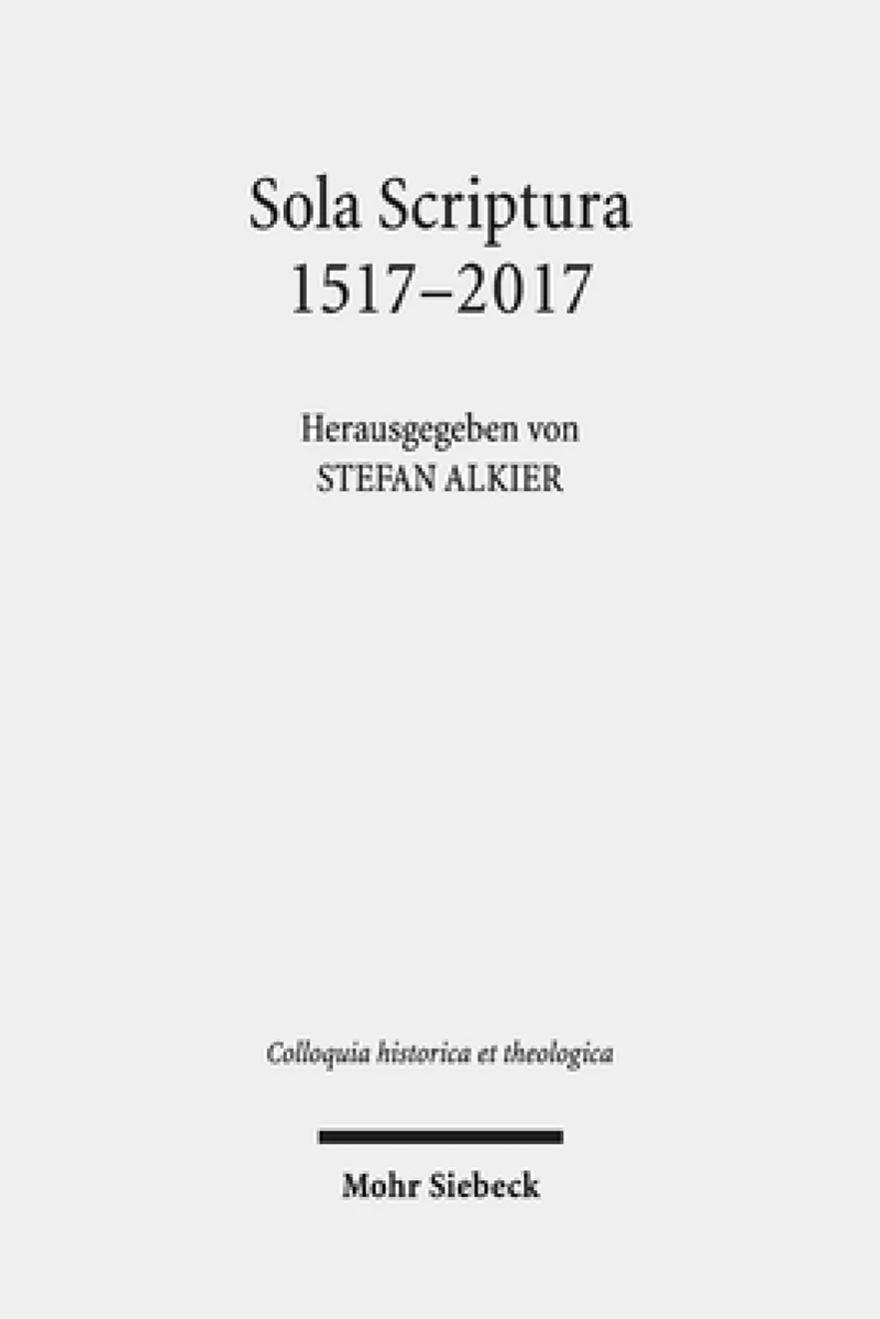 Sola Scriptura 1517-2017