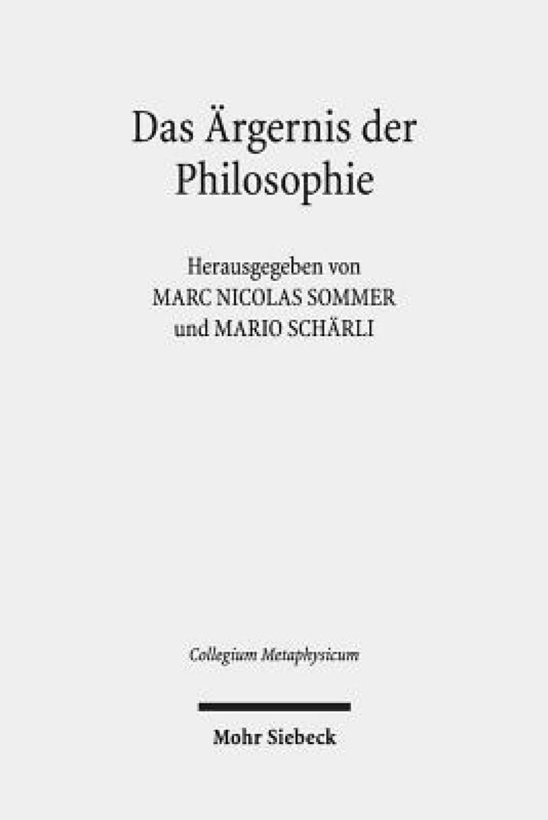 Das Argernis der Philosophie